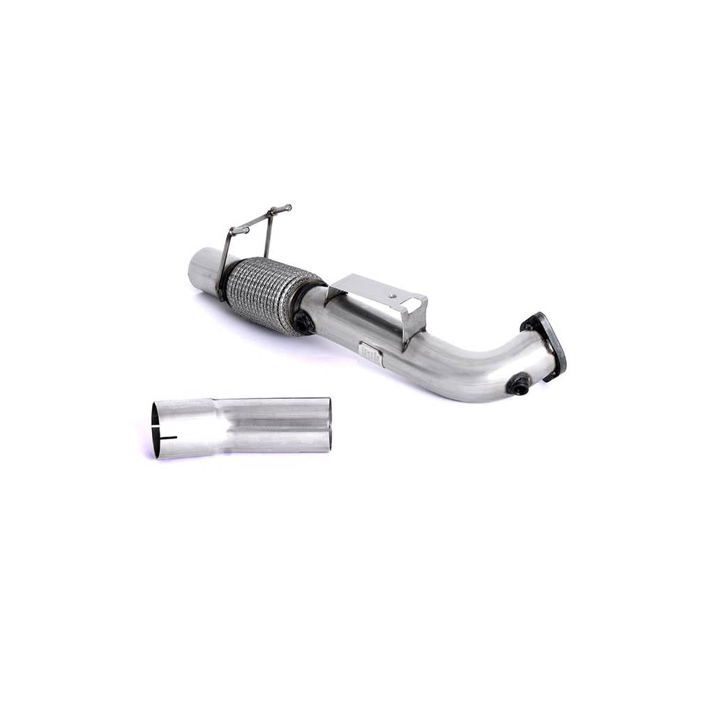 MILLTEK SSXFD195 Large-bore Downpipe and De-cat 76,2 для FORD Focus Mk3 RS 2.3 L EcoBoost 4WD 5-Door Photo-0 