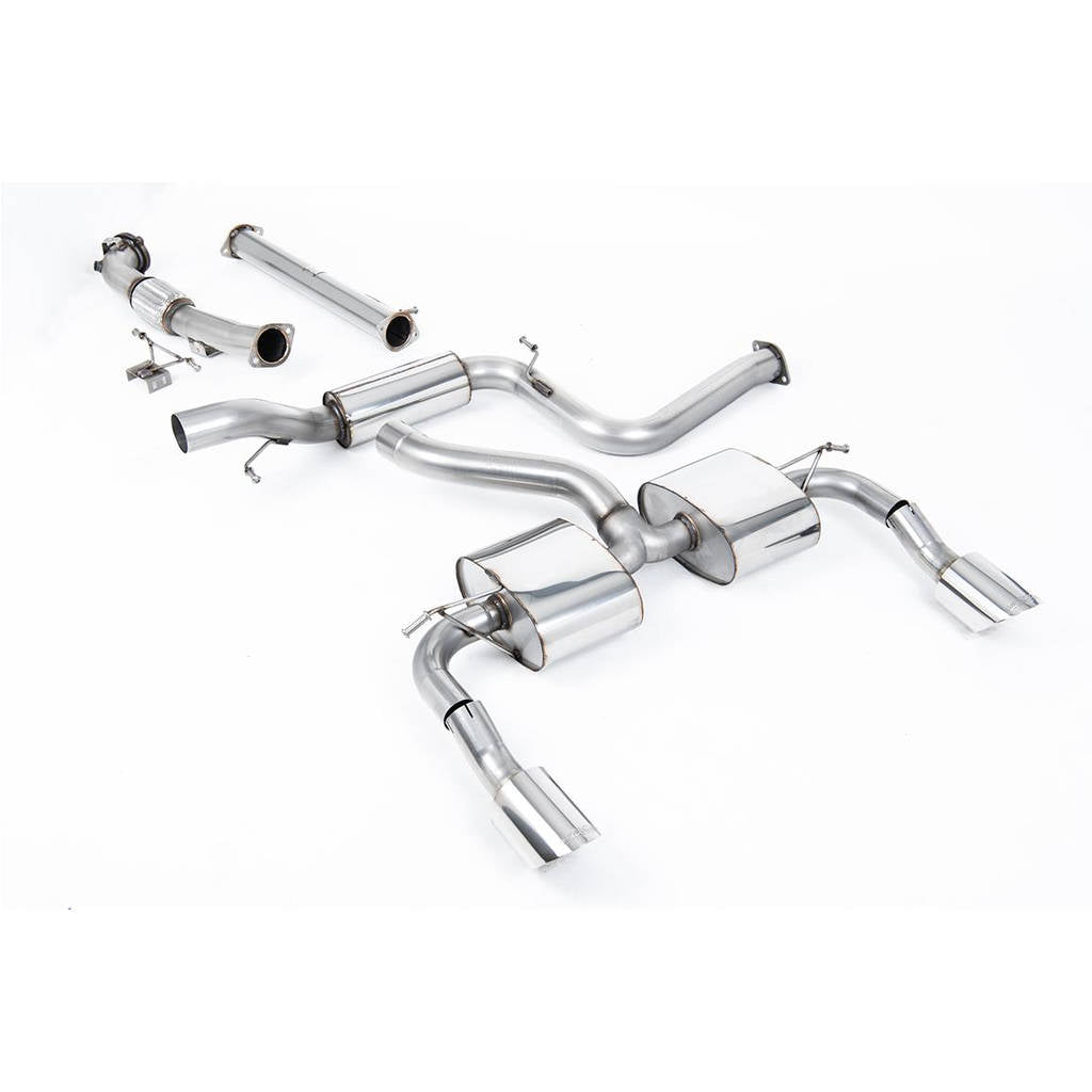 MILLTEK SSXFD088 Turbo-back excluding Hi-Flow Sports Cat Dual DTM для FORD Focus MK2 RS 2.5 T 305PS Photo-0 