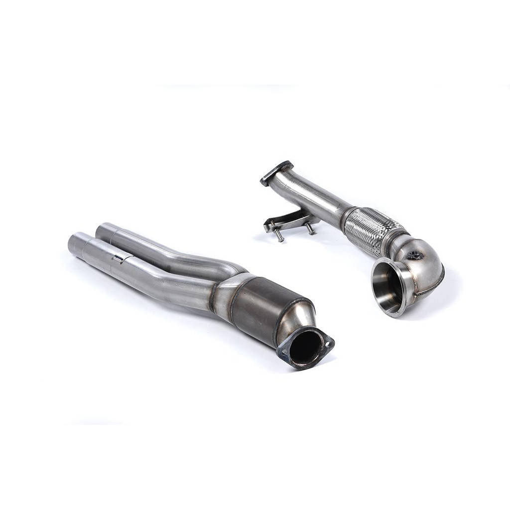 MILLTEK SSXAU587 Primary Hi-Flow Sports Cat and Turbo Elbow для AUDI RS3 Sportback (8V MQB-Pre Fac Photo-0 