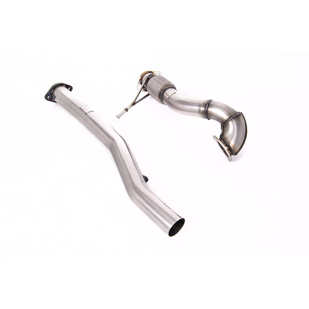 MILLTEK SSXAU432 Large-bore Downpipe and De-cat для AUDI TT 180/225 quattro Coupe & Roadster Photo-0 
