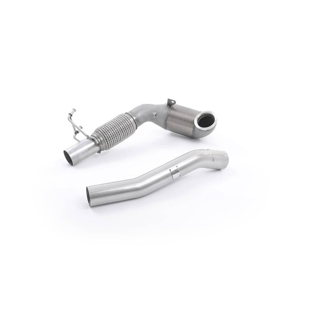 MILLTEK SSXVW388 Cast Downpipe with Race Cat для SEAT Leon Cupra 280 290 & 300 2.0 TSI Photo-0 