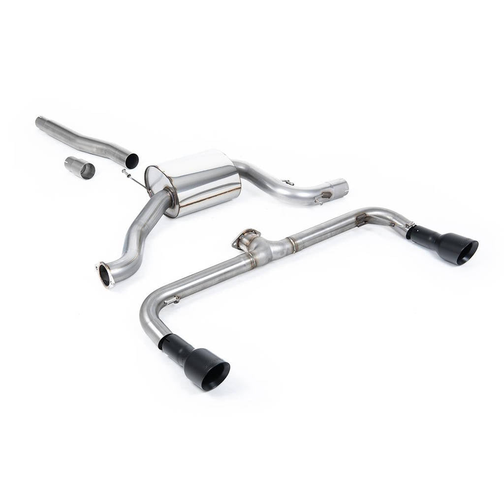 MILLTEK SSXVW251 Кат-бек Dual 100mm GT100B для VW Scirocco GT 2.0 TSi 200PS Photo-0 