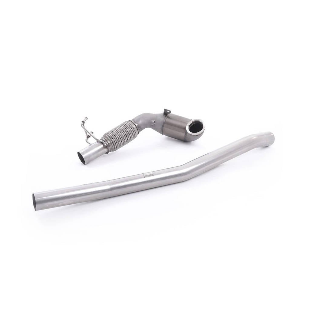 MILLTEK SSXVW387 Cast Downpipe with Race Cat для AUDI S3 2.0 TFSI quattro 3-Door 8V Photo-0 