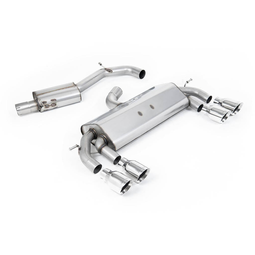MILLTEK SSXVW412 Кат-Бек Quad 100mm GT100 для VW Golf MK7 R 2.0 TSI 300PS Photo-0 