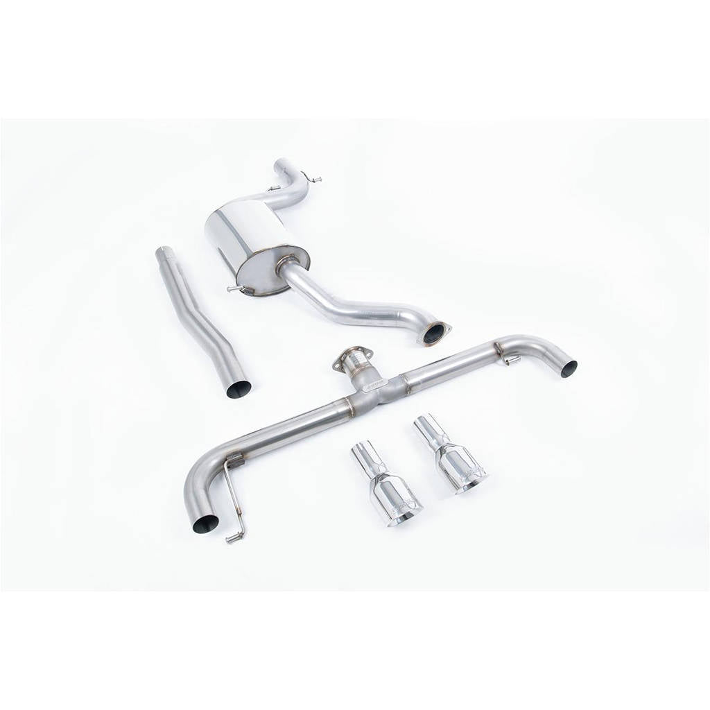 MILLTEK SSXVW141 Кат-бек Dual 100mm GT100 для VW Scirocco R Photo-0 