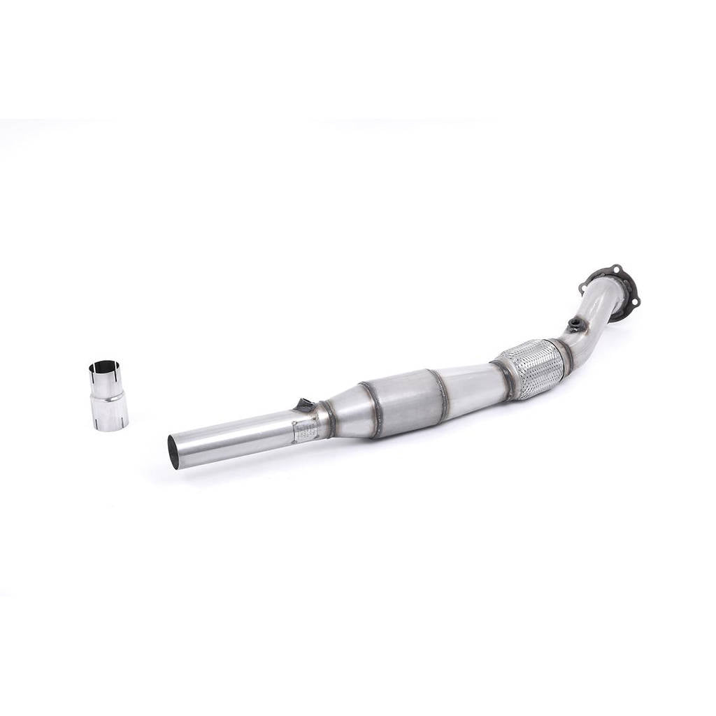 MILLTEK SSXVW393 Large Bore Downpipe and Hi-Flow Sports Cat для AUDI A3 1.8 T 2wd 3 & 5 door Photo-0 