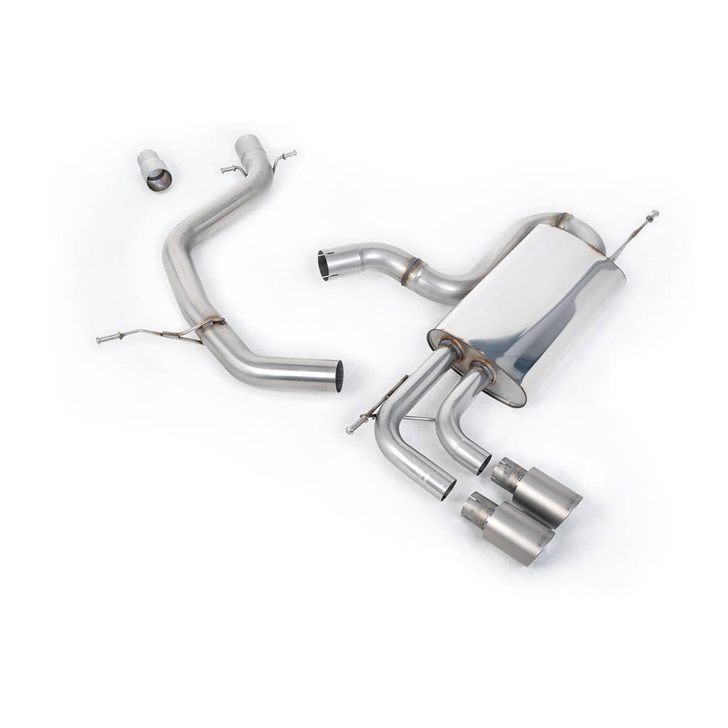 MILLTEK SSXVW337 кат-бек Twin 80mm GT80 для VW Golf MK6 GT 1.4 TSI 160PS Photo-0 