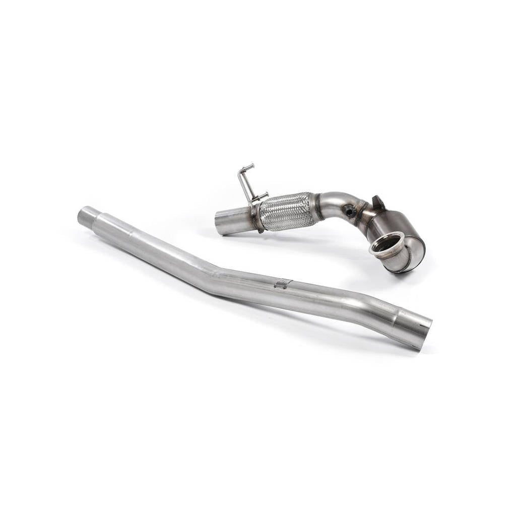 MILLTEK SSXVW398 Cast Downpipe with Race Cat для SEAT Leon Cupra 280 290 & 300 2.0 TSI Photo-0 