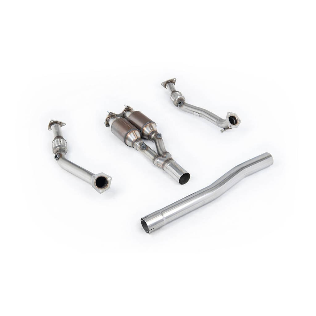 MILLTEK SSXVW180 Hi-Flow Sports Cats для VW Golf MK5 R32 3.2 V6 Photo-0 