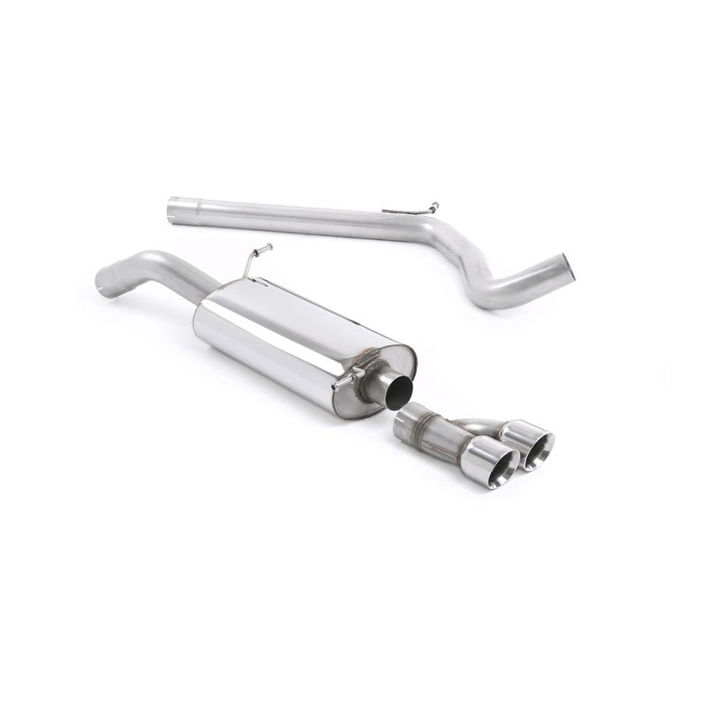 MILLTEK SSXVW155 Кат-бек Twin 80mm GT80 для AUDI A1 1.4 TFSI S line 150PS ACT Photo-0 