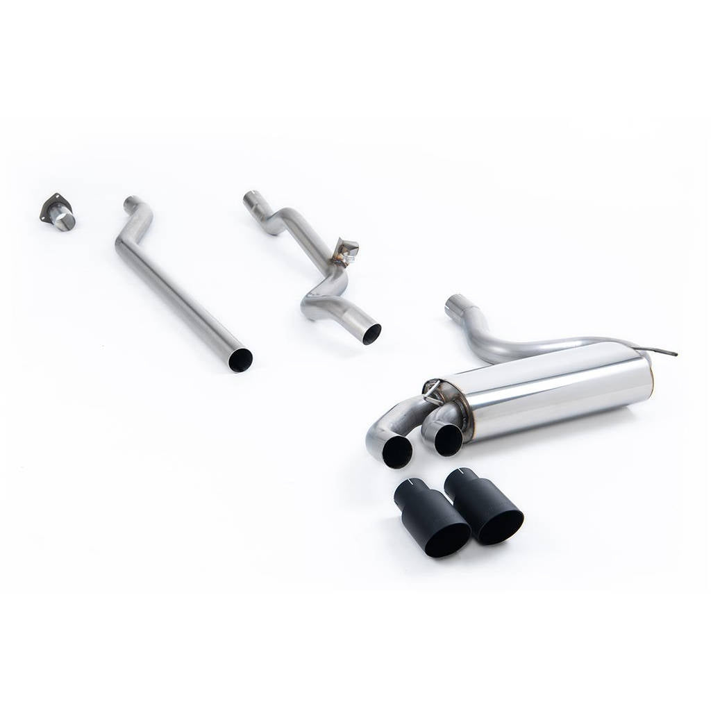MILLTEK MCXAU105 Downpipe-back Twin 90mm GT90 для AUDI Coupe UR quattro 20V Turbo Photo-0 