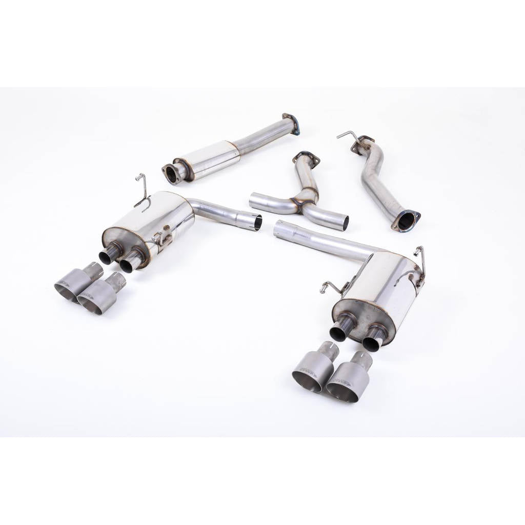 MILLTEK SSXSB045 Кат-бек Quad Titanium GT100 для SUBARU Impreza WRX STi Saloon/Sedan Photo-0 