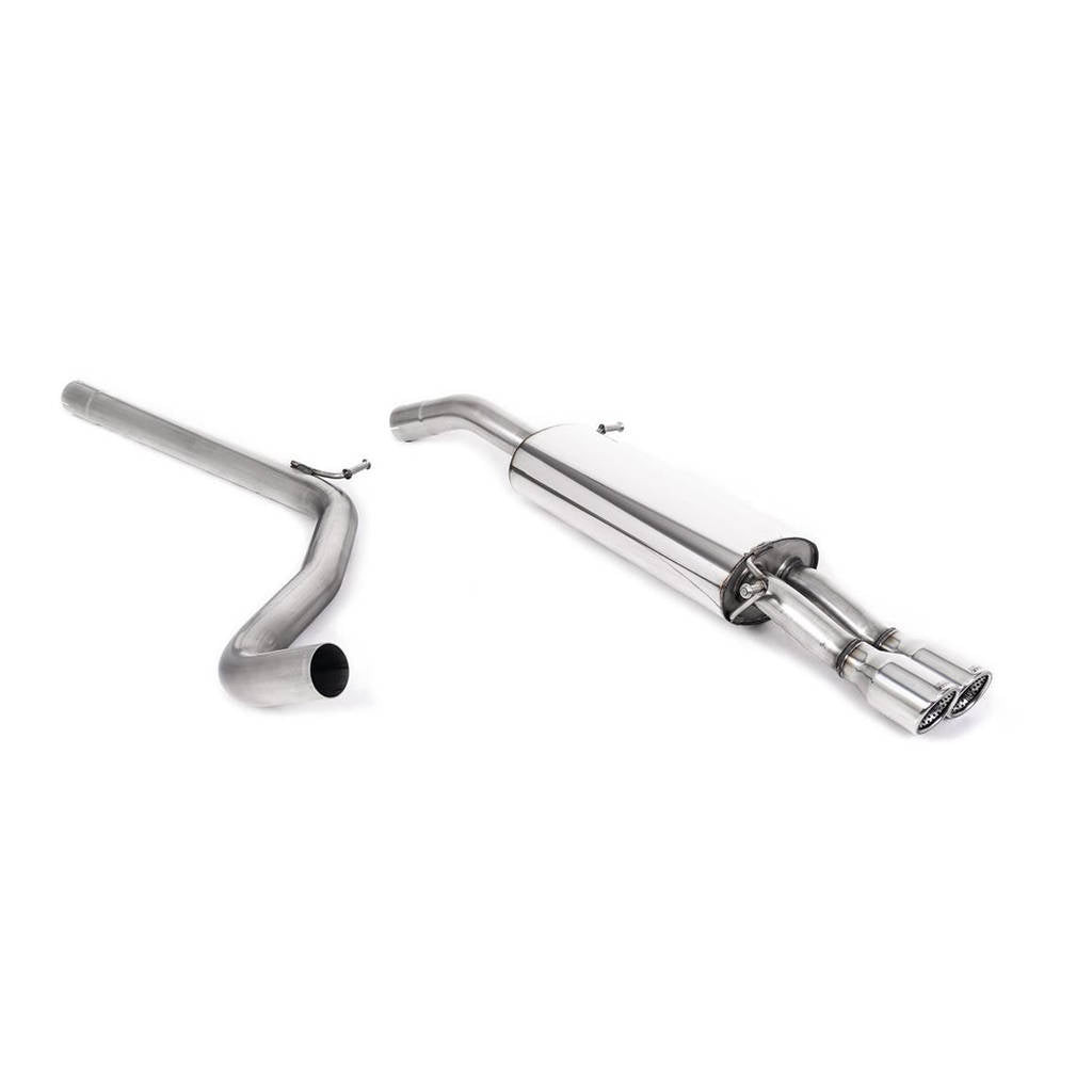MILLTEK SSXSE008 Кат-бек Twin 76.2 mm Jet для SEAT Ibiza 1.9 TDi 130ps and 160ps Photo-0 