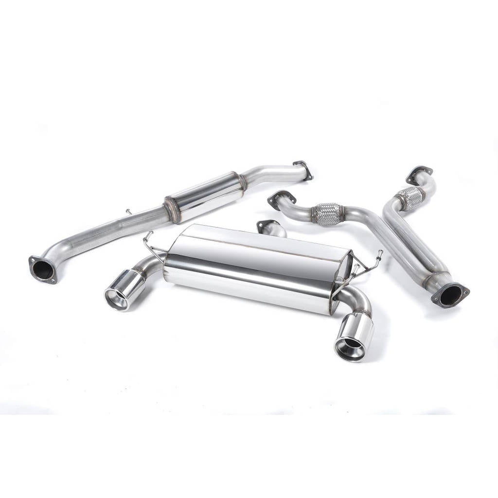 MILLTEK SSXNI001 Кат-бек Dual 100mm Meteor для NISSAN 350Z 3.5 V6 Photo-0 