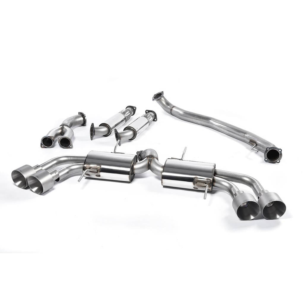 MILLTEK SSXNI011 Primary кат-бек Quad 127mm GT127 для NISSAN GT-R R35 Photo-0 