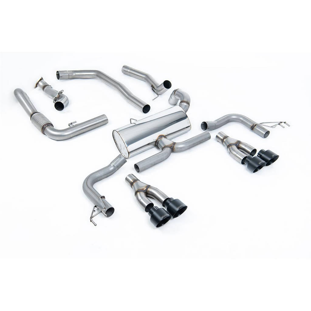 MILLTEK SSXHO224 Кат-Бек Quad 100mm GT100B для HONDA Civic Type R FK2 Turbocharged 2.0 litre i-VTEC Photo-0 