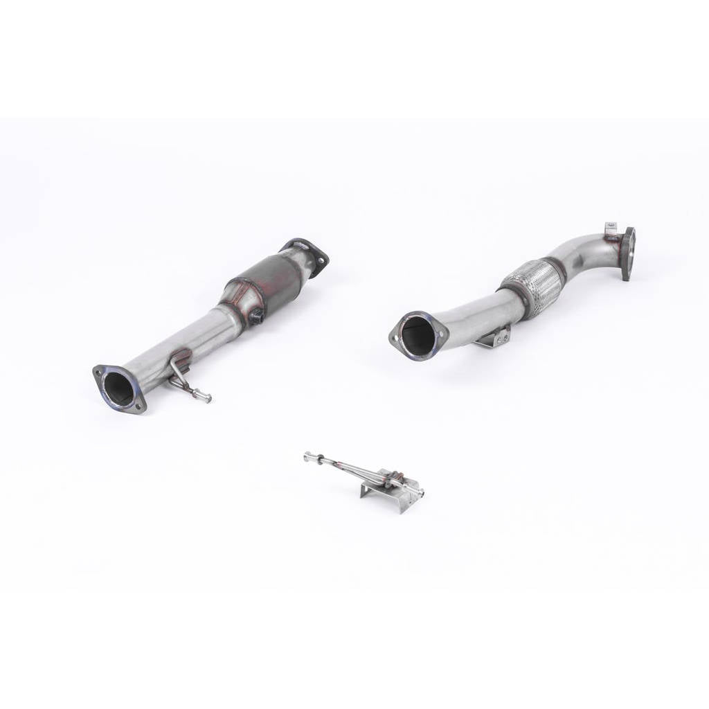 MILLTEK SSXFD168 Large Bore Downpipe and Hi-Flow Sports Cat для FORD Focus Mk2 ST 225 Photo-0 