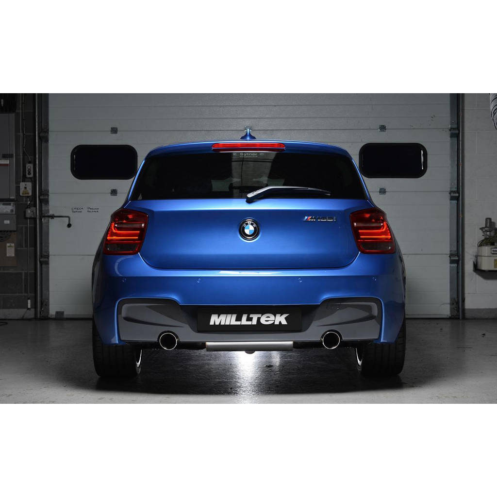 MILLTEK SSXBM957 Rear Silencer (s) Twin 90mm GT90 ECA для BMW 1 Series M 135i 3 & 5 Door (F21 & F20) Photo-3 