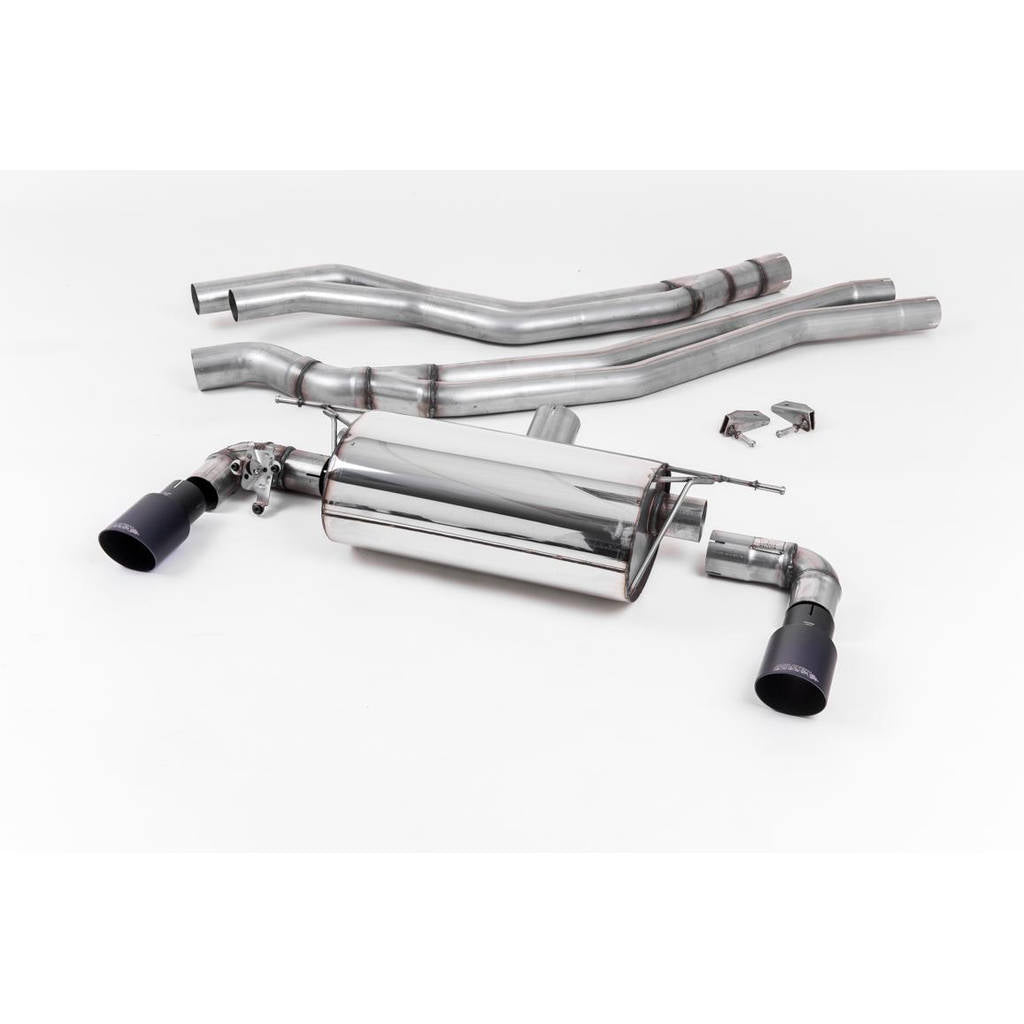 MILLTEK SSXBM1047 кат-бек Twin 90mm GT90 для BMW 1 Series M140i 3 & 5 Door (F20 & F21 LCI) Photo-0 