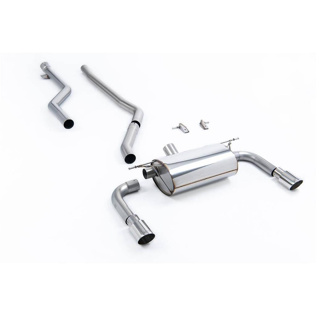 MILLTEK SSXBM1072 кат-Бек Twin 90mm GT90 для BMW 3 Series F30 320i M Sport (Inc LCI) Photo-0 