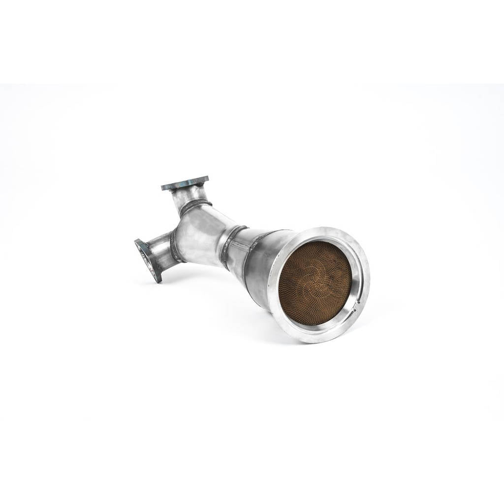 MILLTEK SSXAU761 Large Bore Downpipe and Hi-Flow Sports Cat для AUDI SQ5 3.0 TFSI V6 Turbo Photo-0 