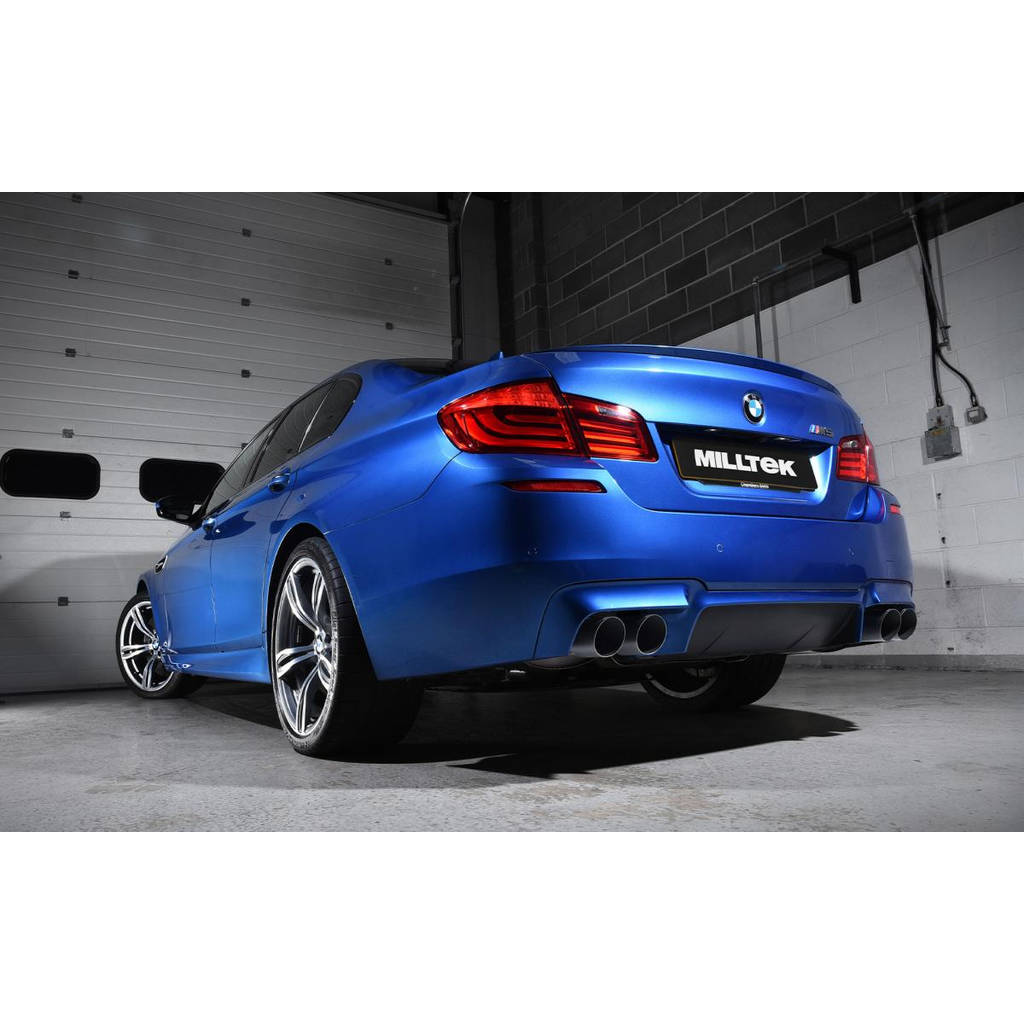 MILLTEK SSXBM1017 Кат-бек Quad 90mm GT90 ECA для BMW 5 Series M5 Saloon M TwinPower Turbo V8 (F10) Photo-2 