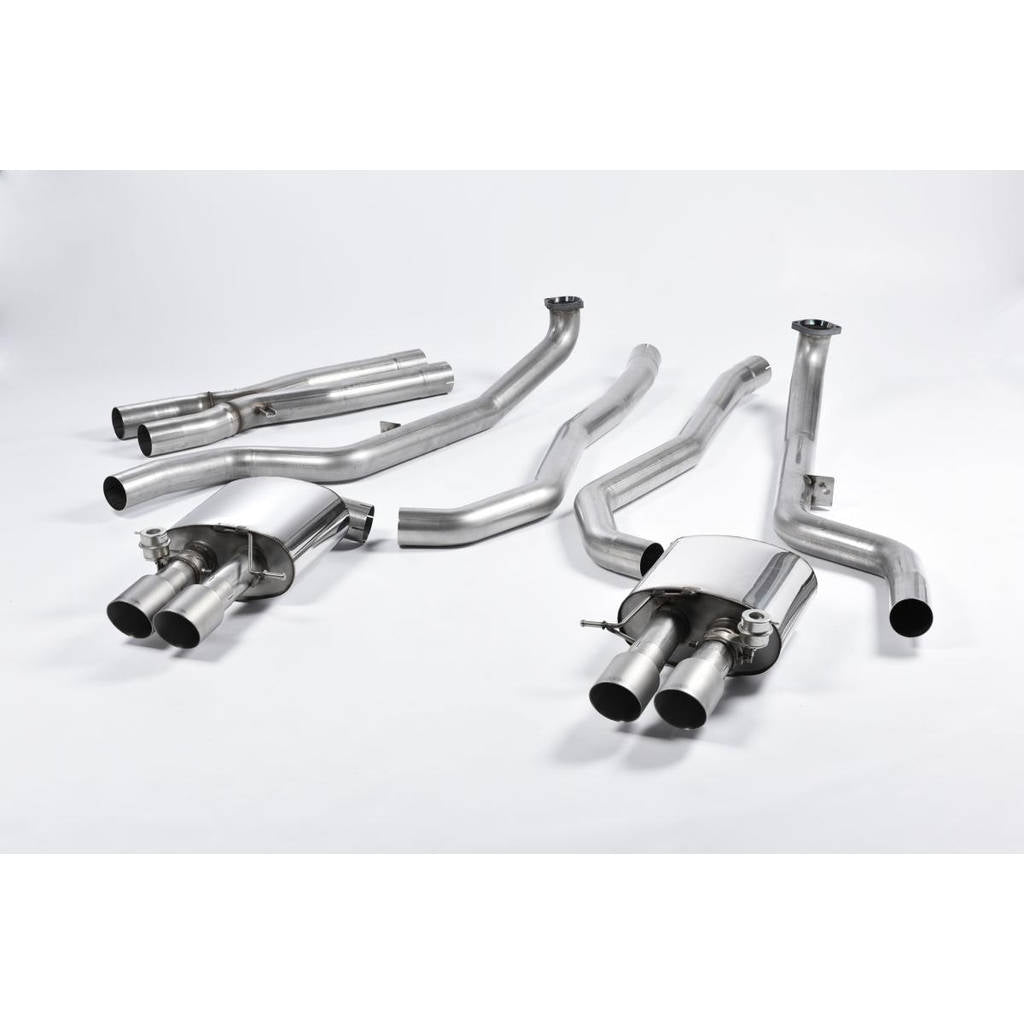 MILLTEK SSXBM1018 Кат-бек Quad 90mm GT90 ECA для BMW 5 Series M5 Saloon M TwinPower Turbo V8 (F10) Photo-0 