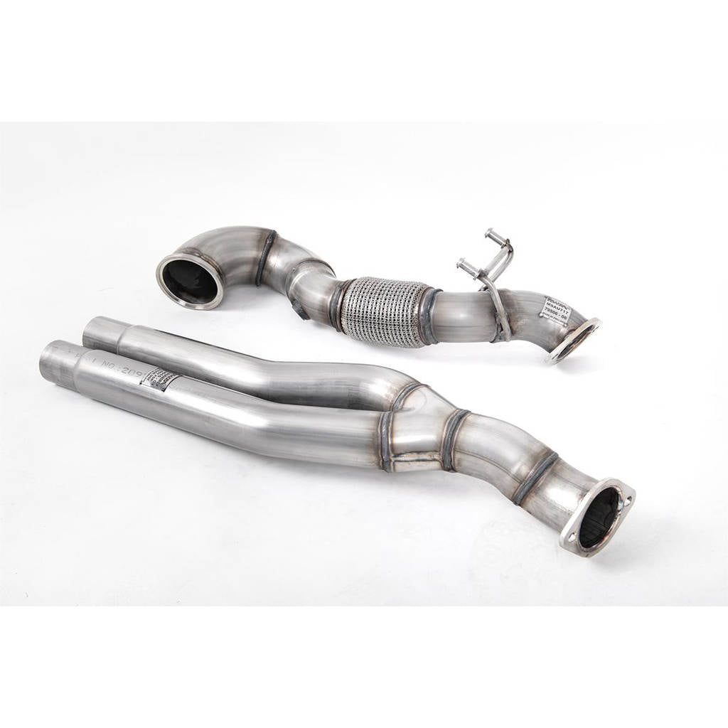 MILLTEK SSXAU727 Large-bore Downpipe and De-cat для AUDI RS3 Saloon / Sedan 400PS (8v MQB) Photo-0 
