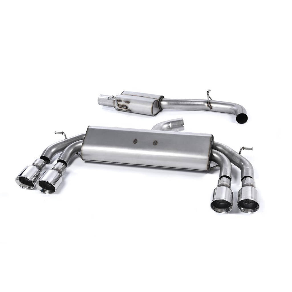 MILLTEK SSXAU528 Кат-бек Quad 100mm GT100 для AUDI S3 2.0 TFSI quattro 3-Door 8V Photo-0 