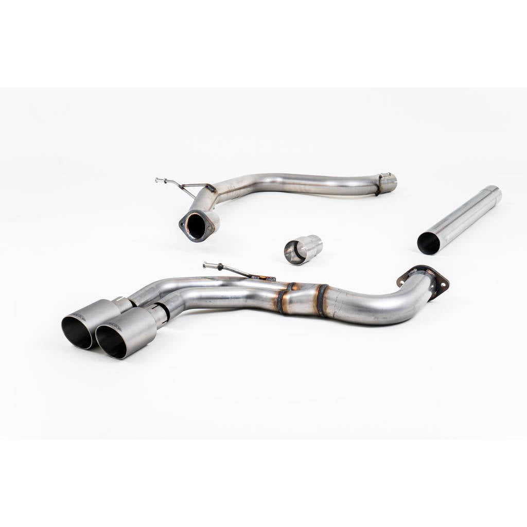 MILLTEK SSXAU569 кат-Бек Twin 80mm GT80 для AUDI A3 2.0 TDI 150 MQB 2WD Photo-0 