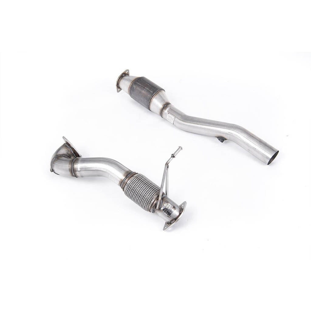 MILLTEK SSXAU431 Large Bore Downpipe and Hi-Flow Sports Cat для AUDI TT 180/225 quattro Coupe & Road Photo-0 