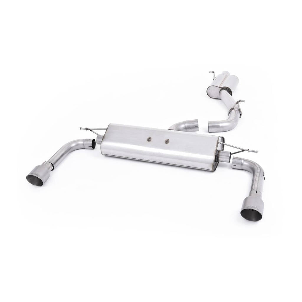 MILLTEK SSXAU486 Кат-бек Dual 100mm GT100 для AUDI A3 2.0 TFSI quattro Sedan 8V (US-only) Photo-0 