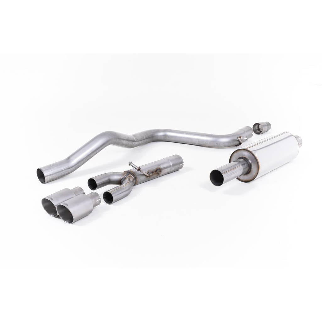 MILLTEK SSXSE181 Кат-бек Twin 80mm GT80 ECA для SEAT Leon FR 2.0 TDI 150 SC and 5-door (manual and Photo-0 