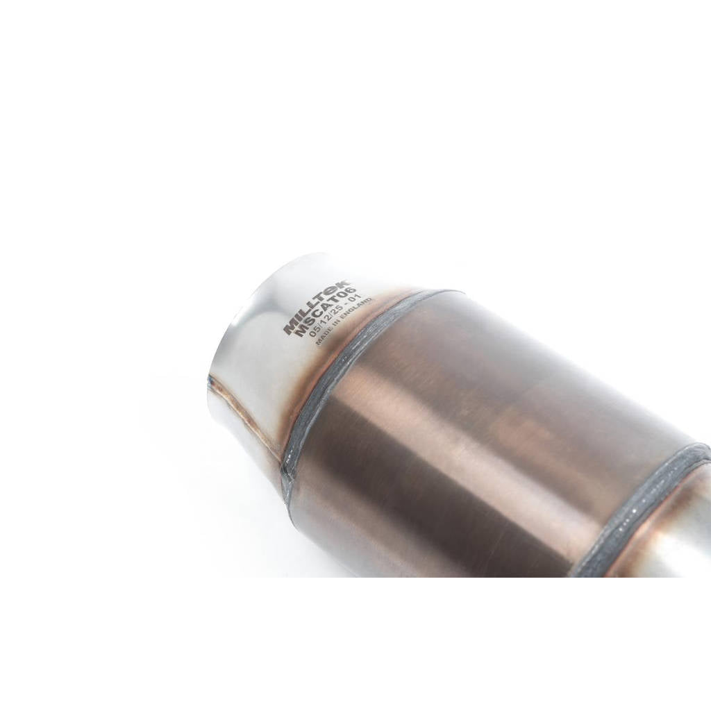 MILLTEK SSXMTK003 Hi-Flow Sports Cat для MILLTEK SPORT PRODUCTS Weld In Catalysts with Cones 100cpsi Photo-2 