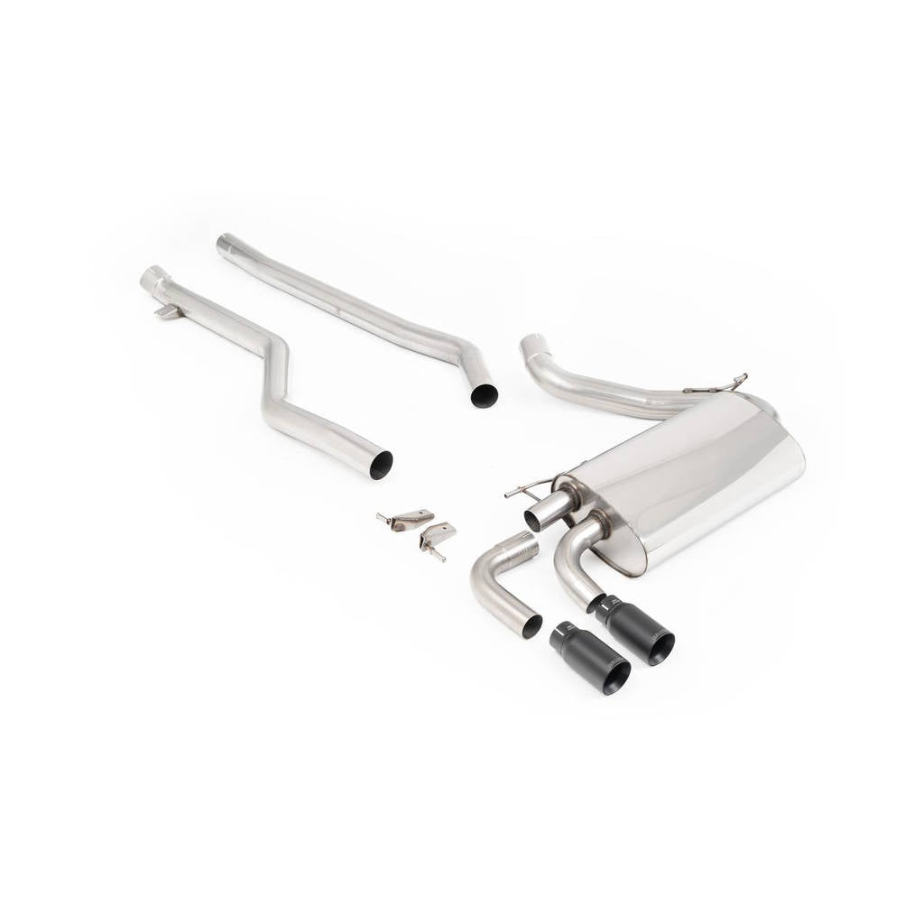 MILLTEK SSXBM1090 Кат-бек Twin 76.2 mm GT76 для BMW 3 Series F30 320i M Sport (Inc LCI) Photo-0 
