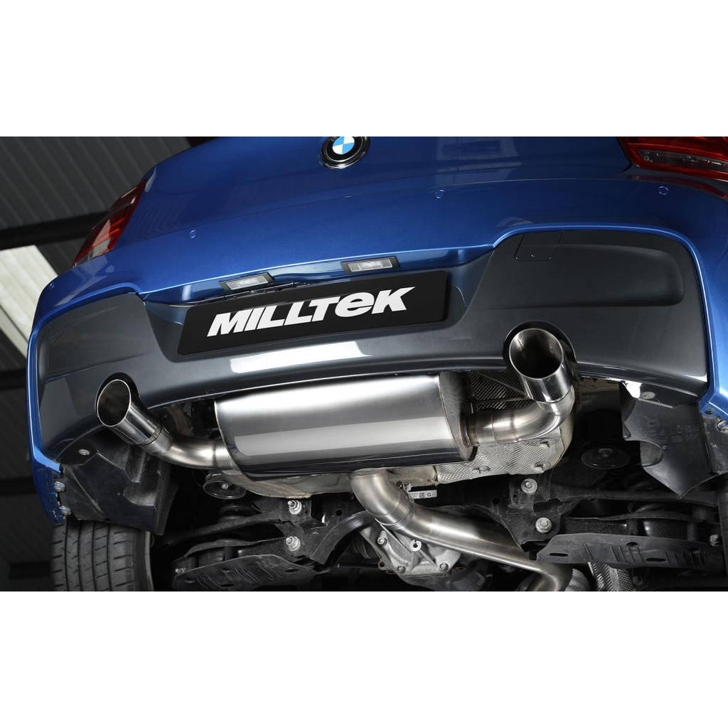 MILLTEK SSXBM959 Rear Silencer (s) Twin 90mm GT90 для BMW 1 Series M 135i 3 & 5 Door (F21 & F20) Photo-1 