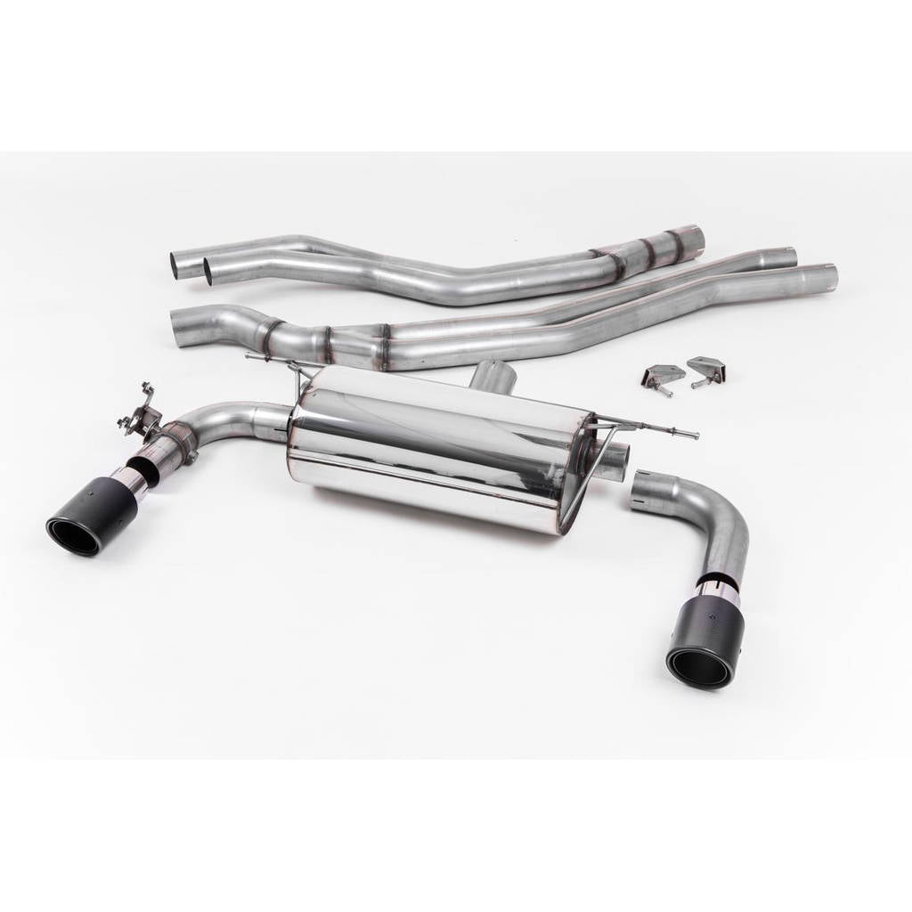 MILLTEK SSXBM1055 Кат-бек 90mm Carbon Jet для BMW 2 Series M240i Coupe (F22 LCI) Photo-0 
