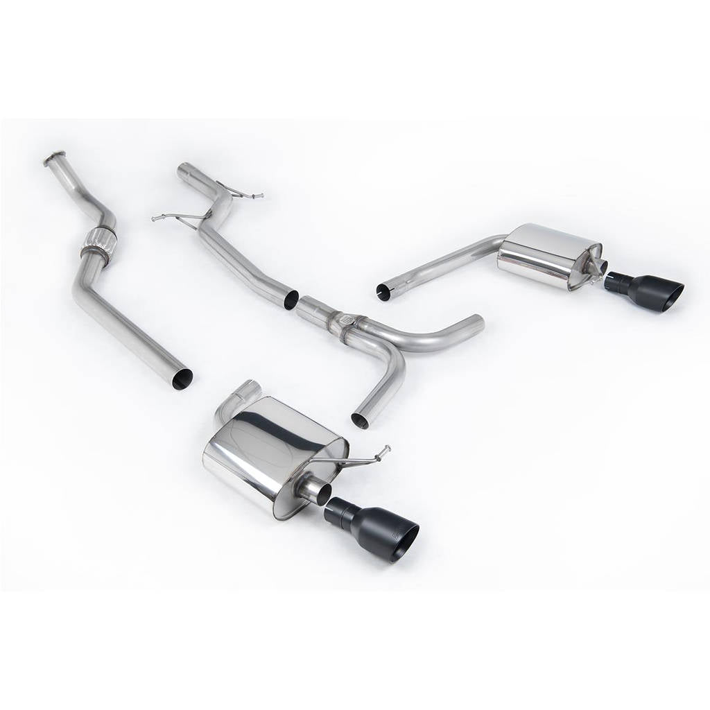MILLTEK SSXAU633 Кат-бек 100mm GT100B для AUDI A4 2.0 TFSI S line b8 (2WD and quattro Tiptronic-onl Photo-0 
