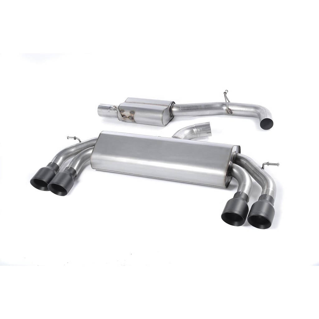 MILLTEK SSXAU527 Кат-бек Quad 100mm GT100 для AUDI S3 2.0 TFSI quattro 3-Door 8V Photo-0 