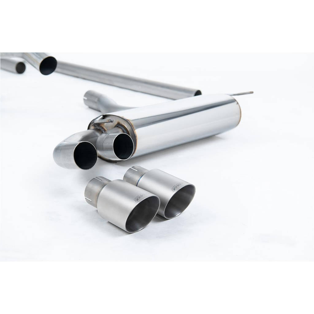 MILLTEK MCXAU109 Downpipe-back Twin 90mm GT90 для AUDI Coupe UR quattro 10V Turbo Photo-1 