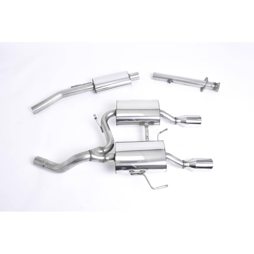 MILLTEK SSXRN202 Full System (including Cat Replacement Pipe) Dual 90mm Jet для RENAULT Clio 182 2.0 Photo-0 