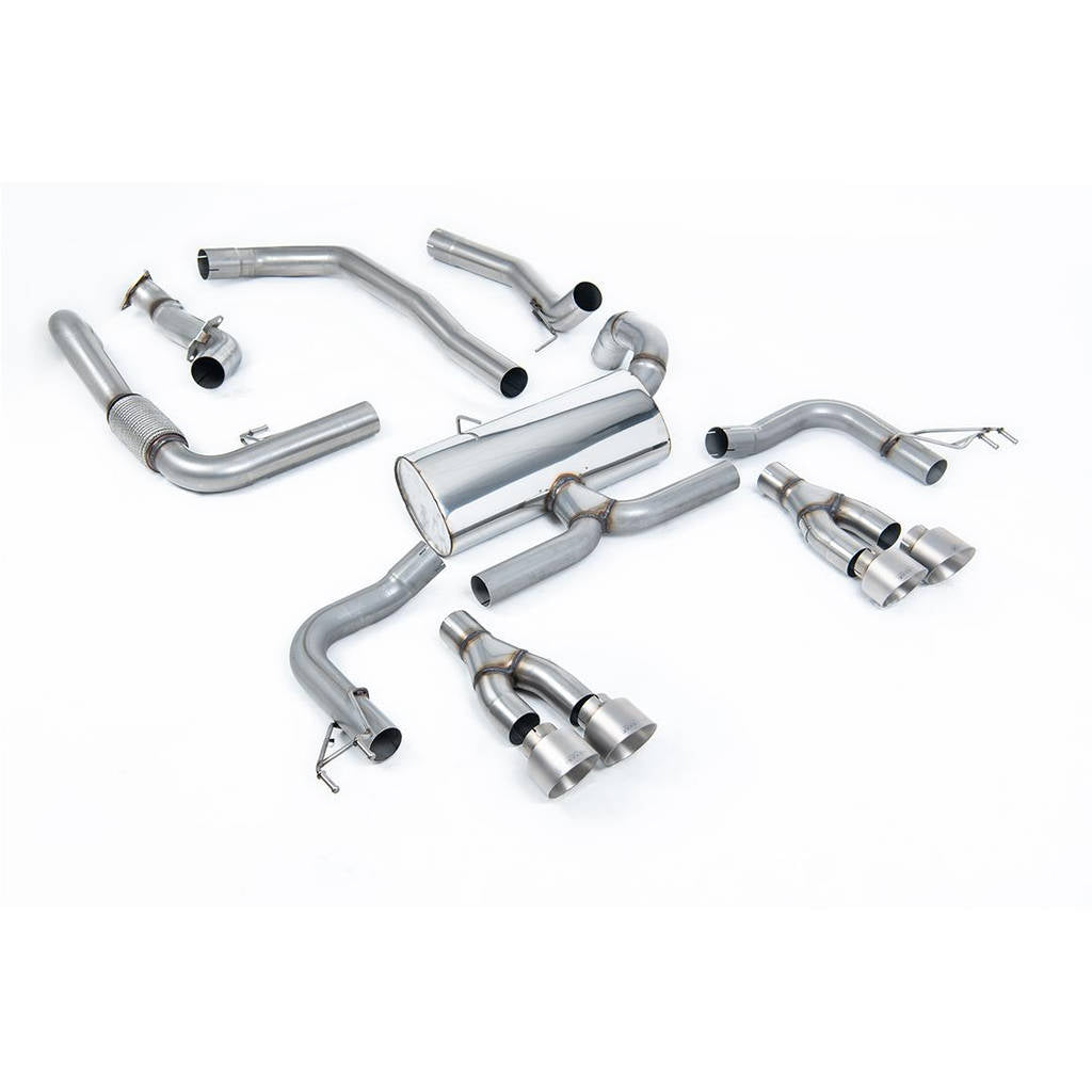 MILLTEK SSXHO226 Кат-бек Quad 100mm GT100 для HONDA Civic Type R FK2 Turbocharged 2.0 litre i-VTEC Photo-0 