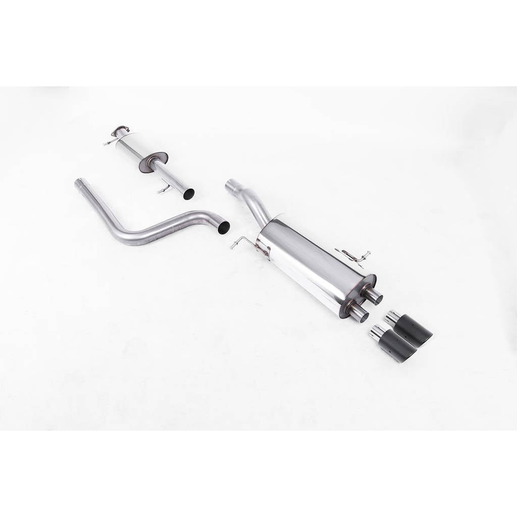 MILLTEK SSXFD233 Кат-бек 76.2 mm Carbon Jet для FORD Fiesta Mk7 / Mk7. 5 ST 1.6 Litre EcoBoost 182ps & Photo-0 
