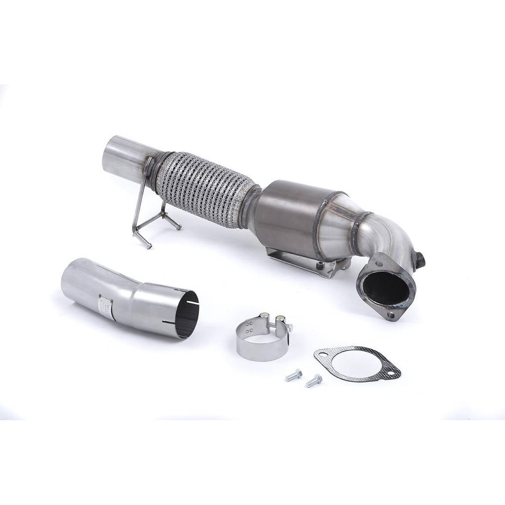 MILLTEK SSXFD192 Large Bore Downpipe and Hi-Flow Sports Cat 76,2 для FORD Focus Mk3 RS 2.3 L EcoBoost Photo-0 