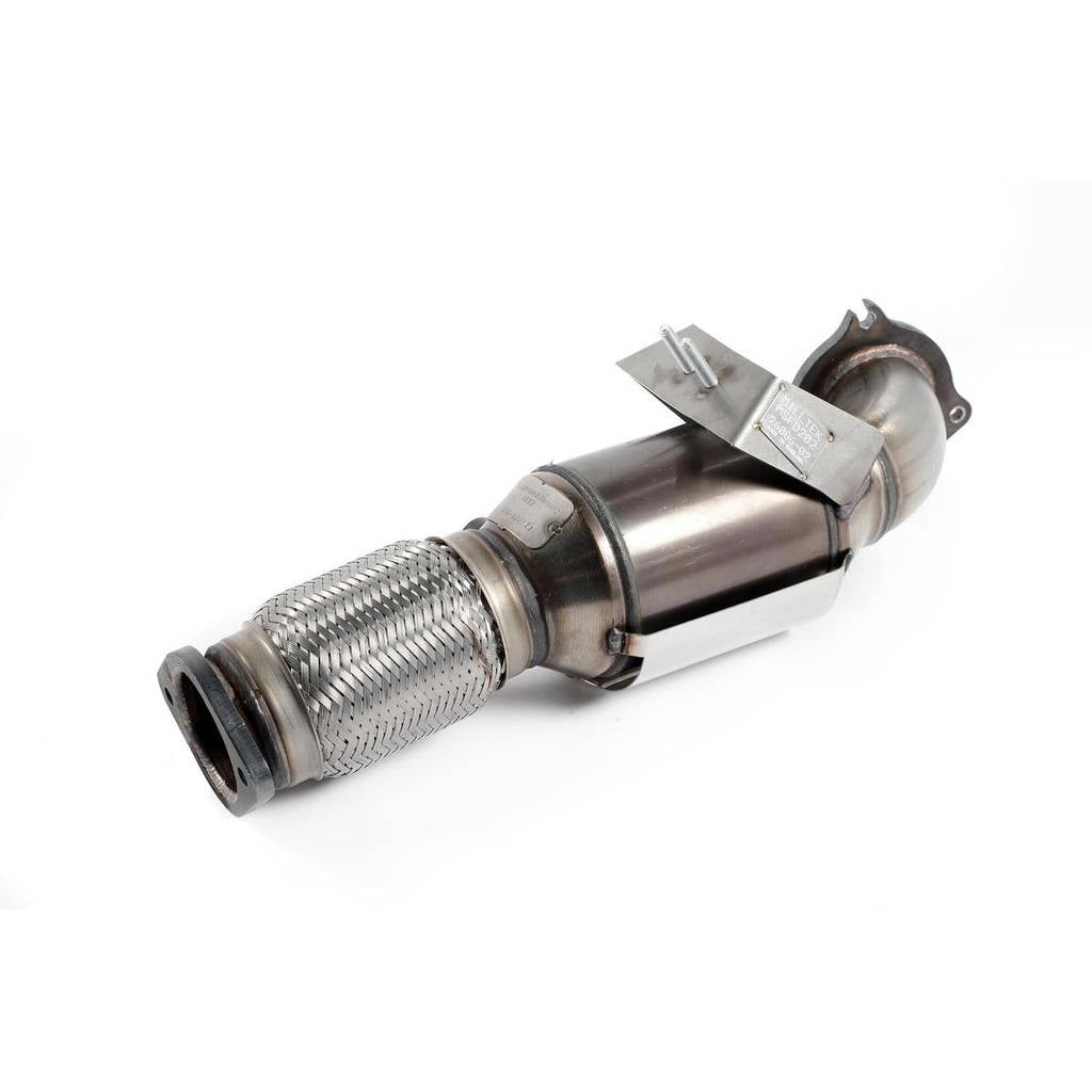 MILLTEK SSXFD096 Large Bore Downpipe and Hi-Flow Sports Cat для FORD Fiesta Mk7/Mk7.5 ST 1.6 litre E Photo-0 