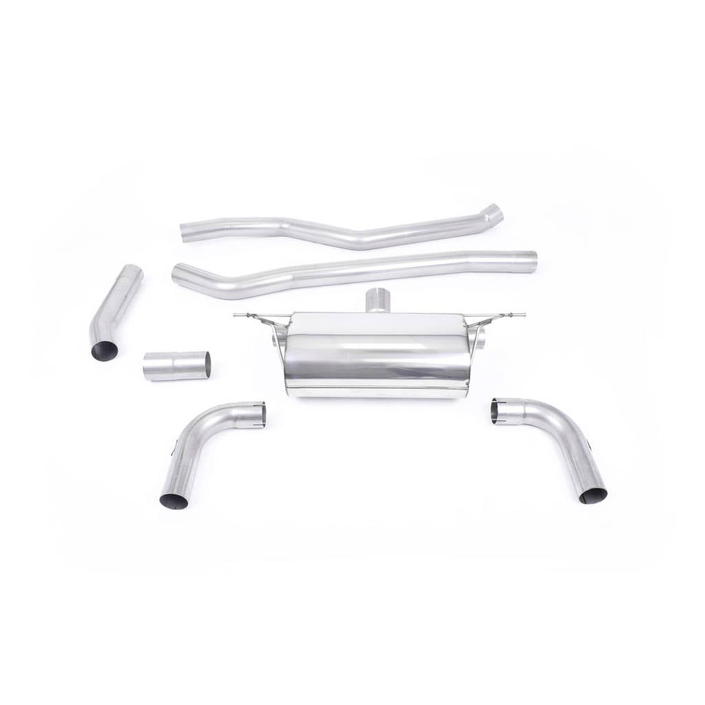 MILLTEK SSXBM1068 кат-бек Twin 90mm GT90 для BMW 3 Series F30 320i L M Sport (Long Wheel Base-inc Photo-0 