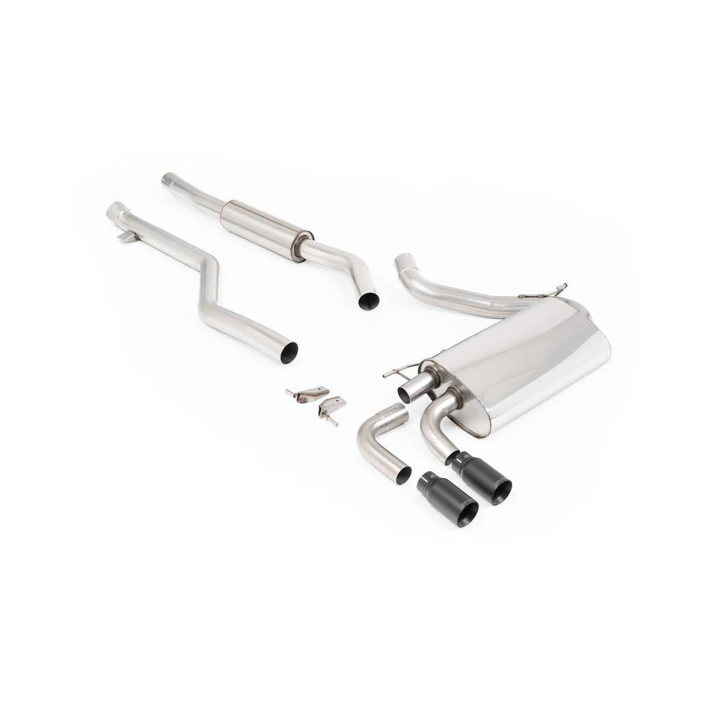 MILLTEK SSXBM1078 кат-бек Twin 76.2 mm GT76 для BMW 3 Series F30 320i M Sport (Inc LCI) Photo-0 
