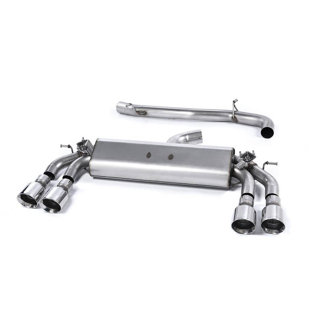 MILLTEK SSXAU533 кат-Бек Quad 100mm GT100 для AUDI S3 2.0 TFSI quattro Sportback 8V Photo-0 
