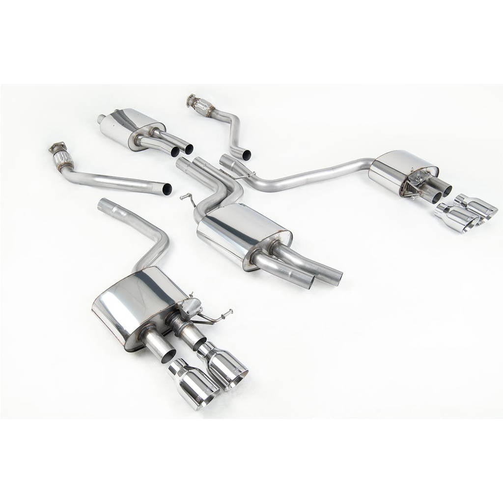 MILLTEK SSXAU506 Кат-бек Quad 100mm GT100 для AUDI SQ5 3.0 TFSI Supercharged Photo-0 