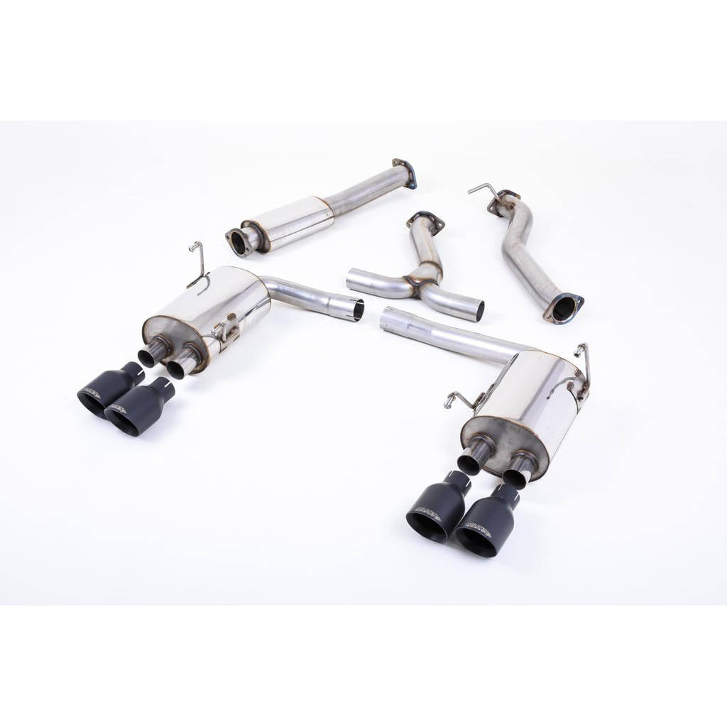 MILLTEK SSXSB50 Кат-бек Quad 100mm GT100 для SUBARU Impreza WRX STi Saloon/Sedan Photo-0 